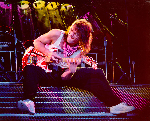 Edward, decidely AFTER Sammy Hagar joined the band